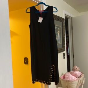 Black stretch knit brand Catherine’s dress